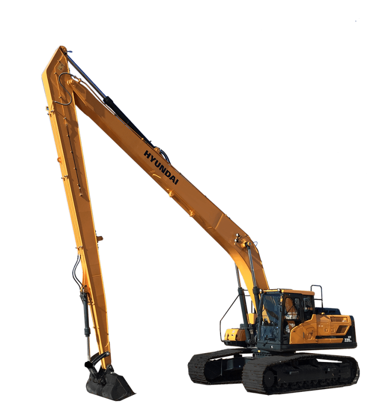 Hyundai Long Reach Excavators - Tracey Road Equipment