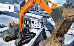 Hitachi Reduced Tail Swing Excavators