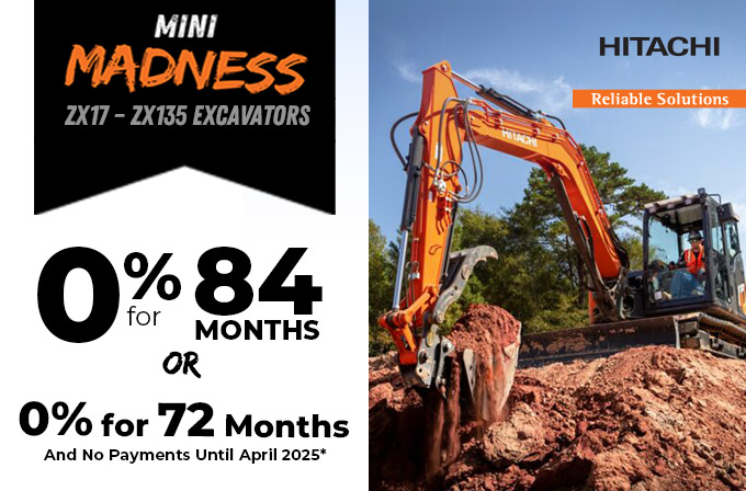 Mini Madness - 0% for 84 Months or 0% for 72 Months with no payments until april 2025