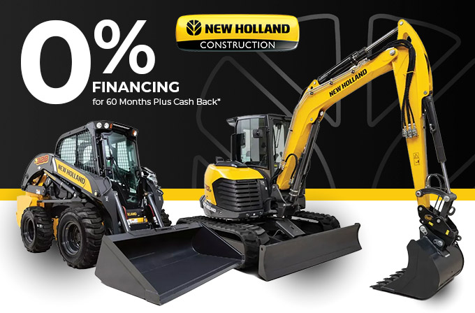 New Holland Construction Finance Promotions