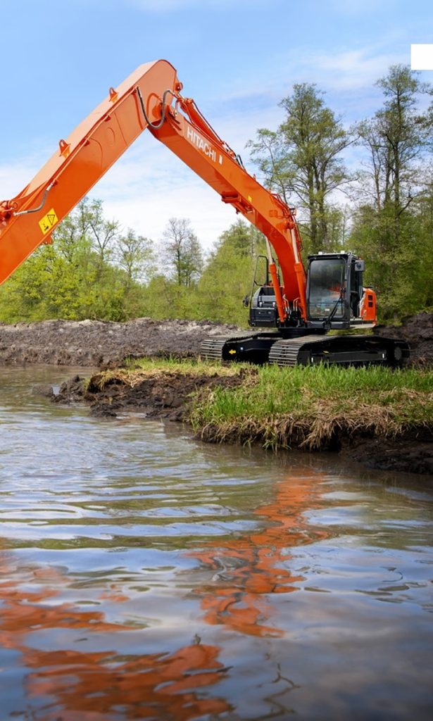 Hitachi Super Long Front Excavators