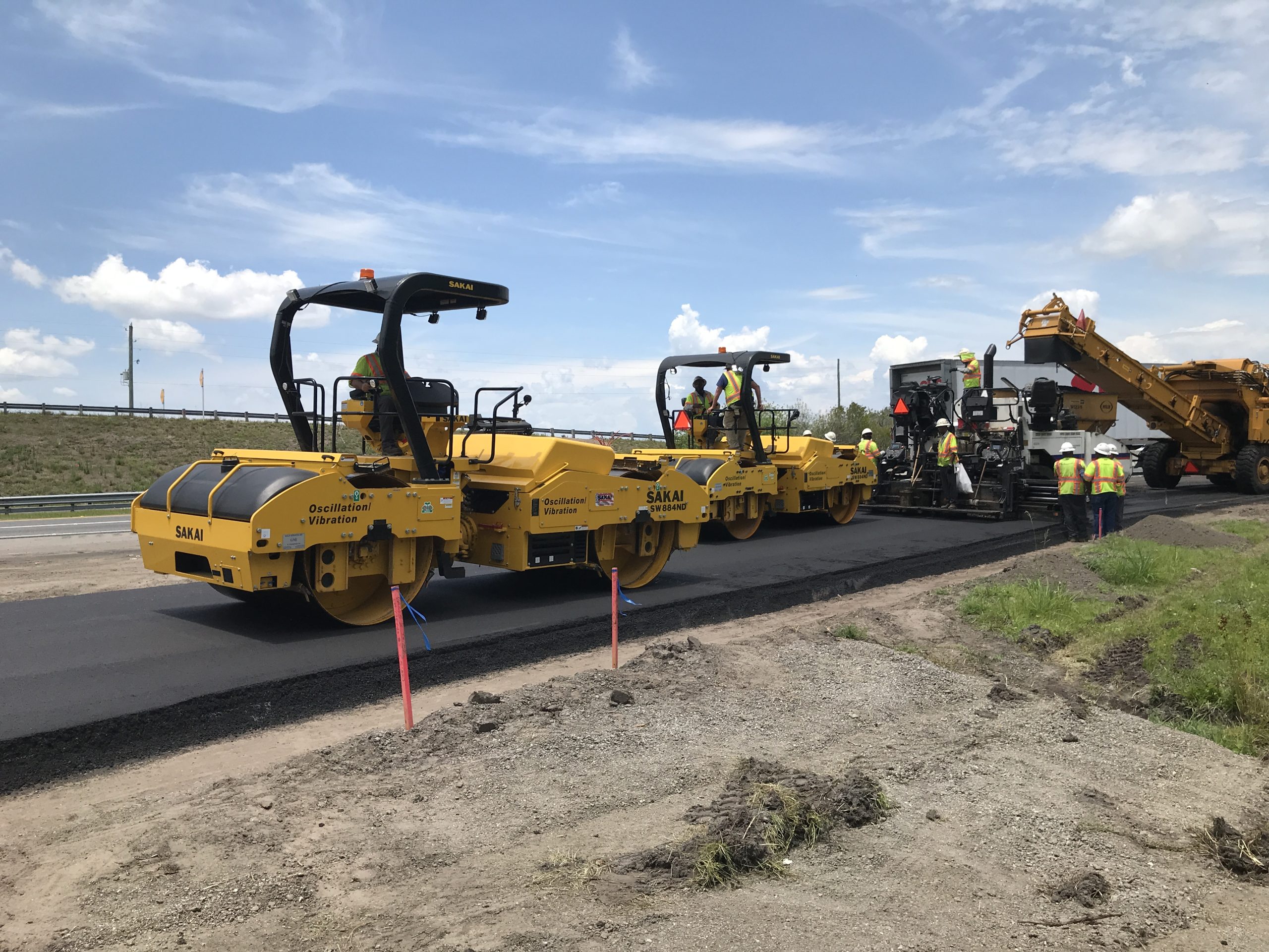 Sakai asphalt rollers