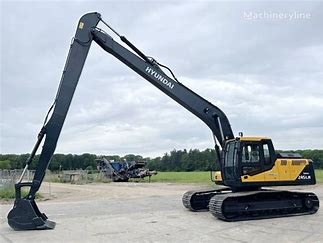 Hyundai long reach excavators